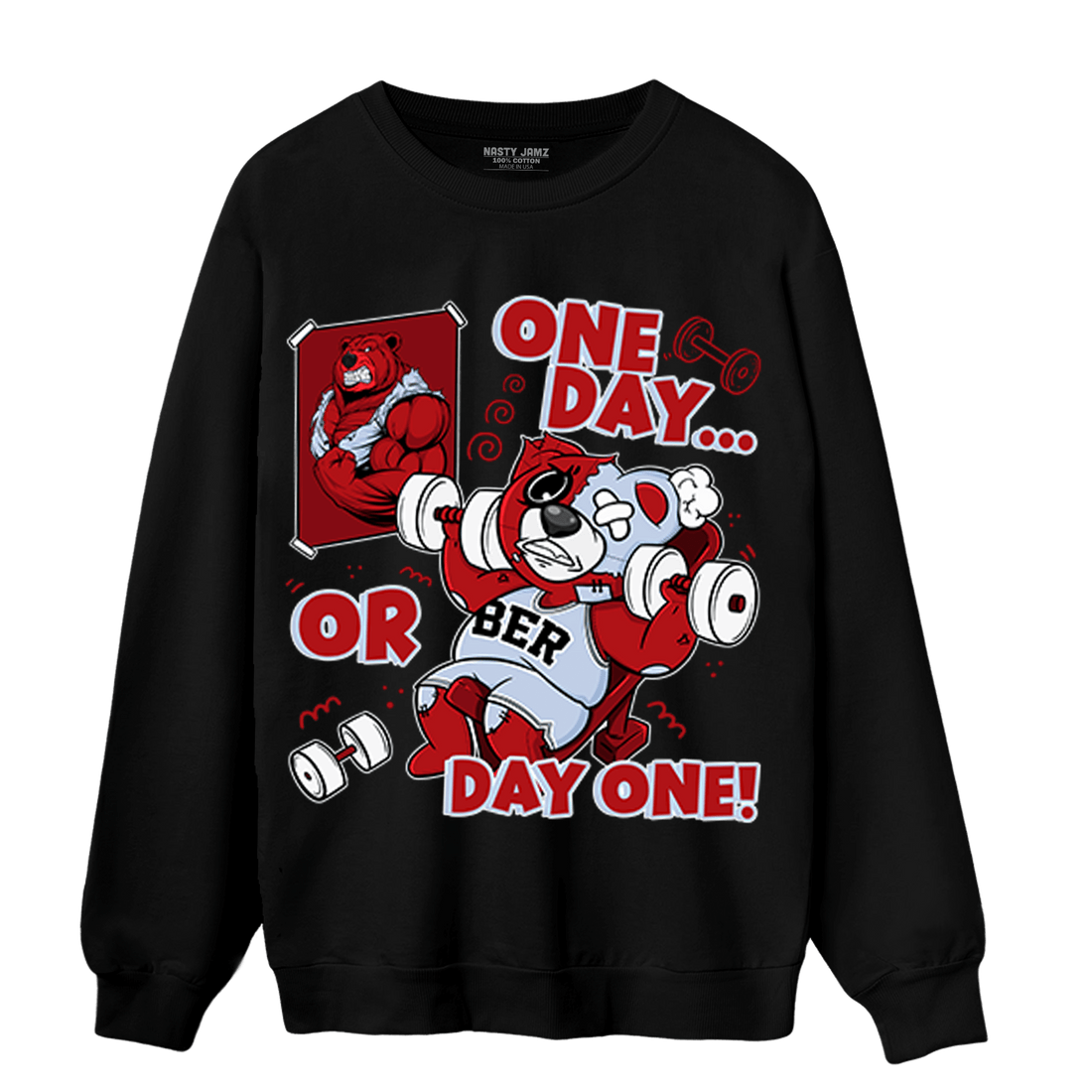 Cherry 11s Sweatshirt Match BER Gymmer - NastyJamz