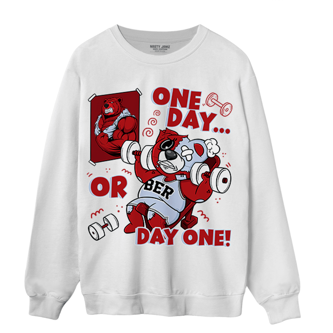 Cherry 11s Sweatshirt Match BER Gymmer - NastyJamz