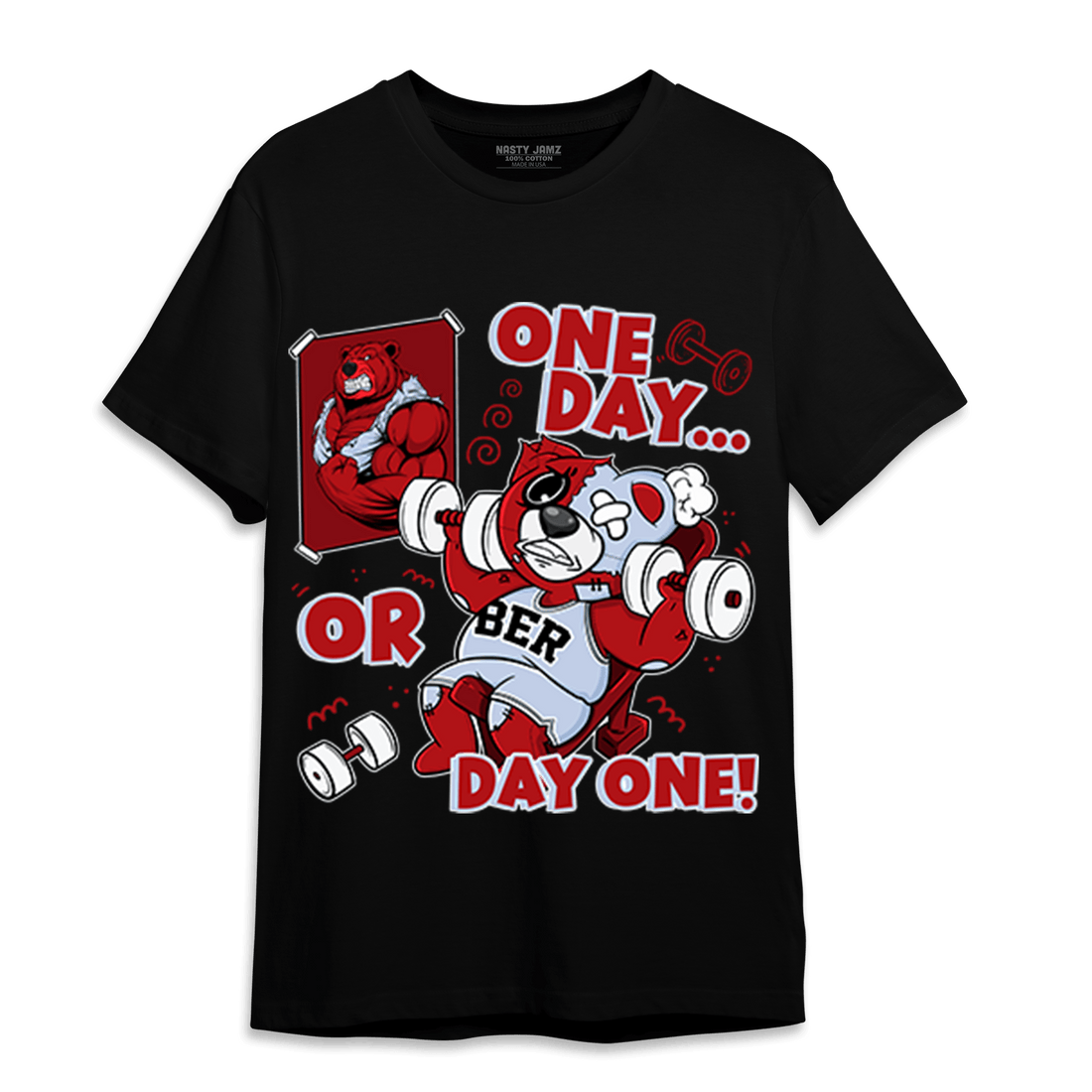 Cherry 11s T Shirt Match BER Gymmer - NastyJamz