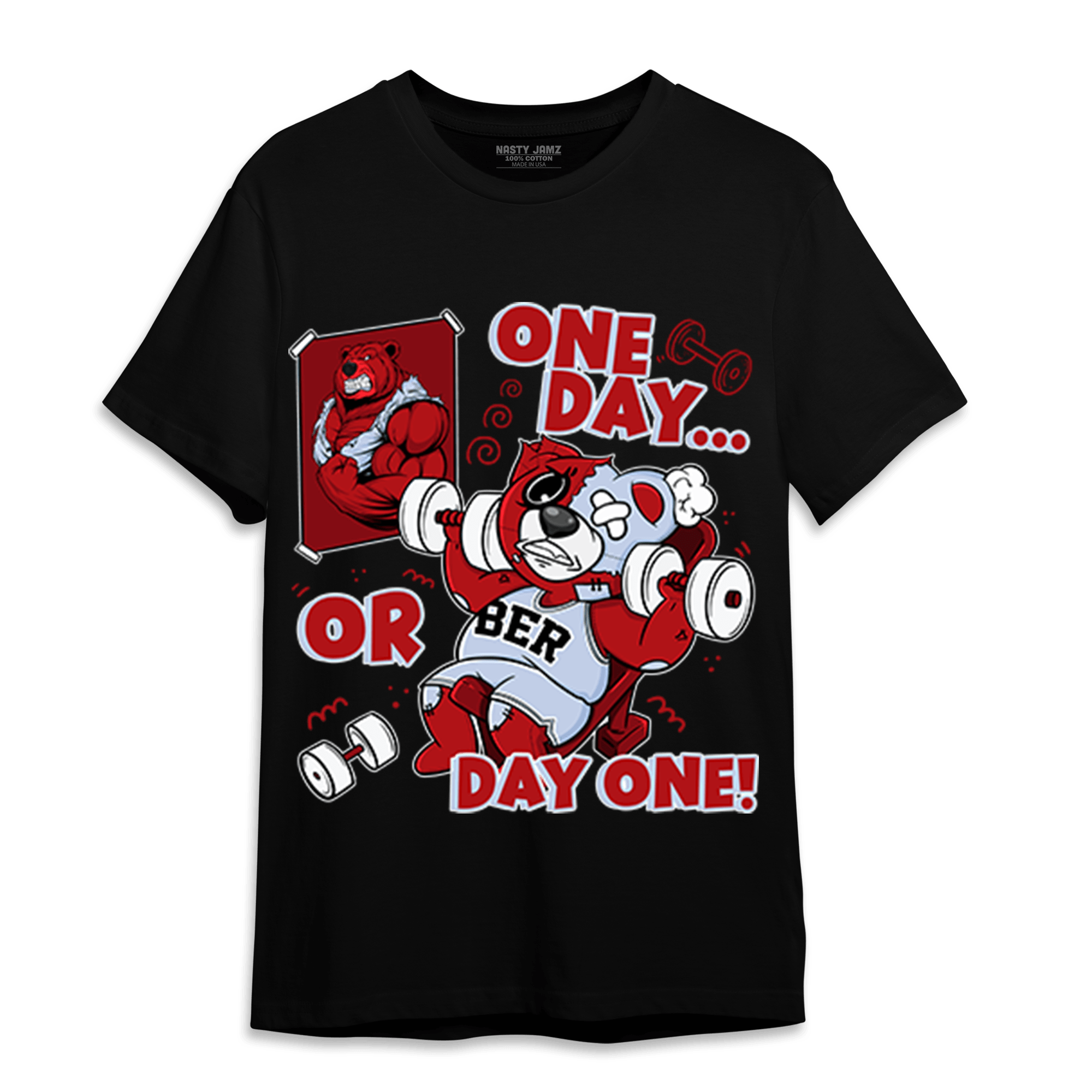 Cherry 11s T Shirt Match BER Gymmer - NastyJamz