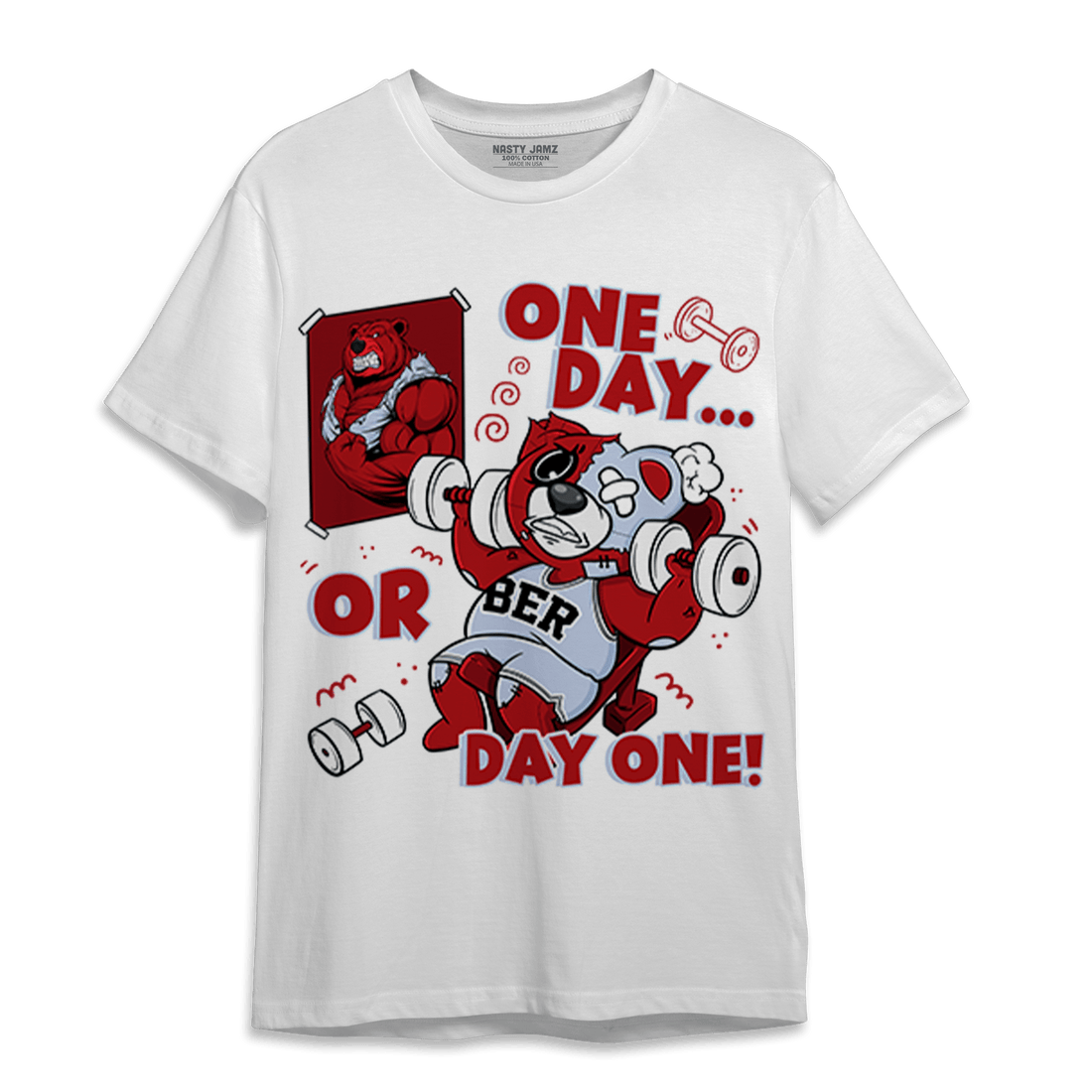 Cherry 11s T Shirt Match BER Gymmer - NastyJamz