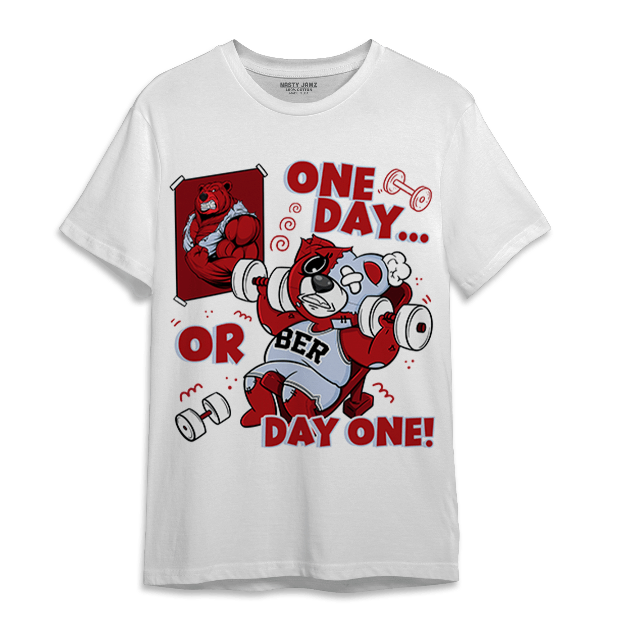 Cherry 11s T Shirt Match BER Gymmer - NastyJamz