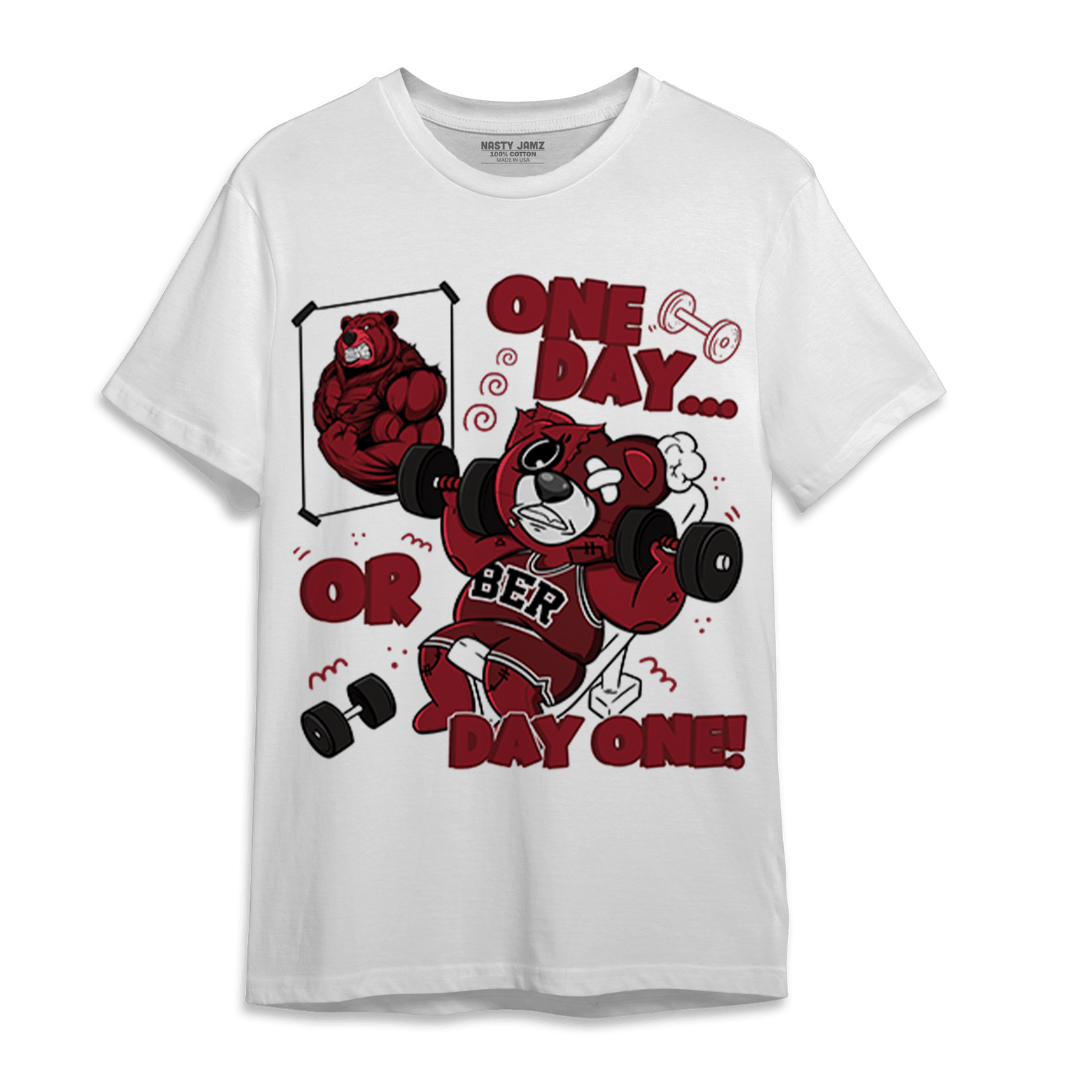 Cherry 12s T Shirt Match BER Gymmer - NastyJamz