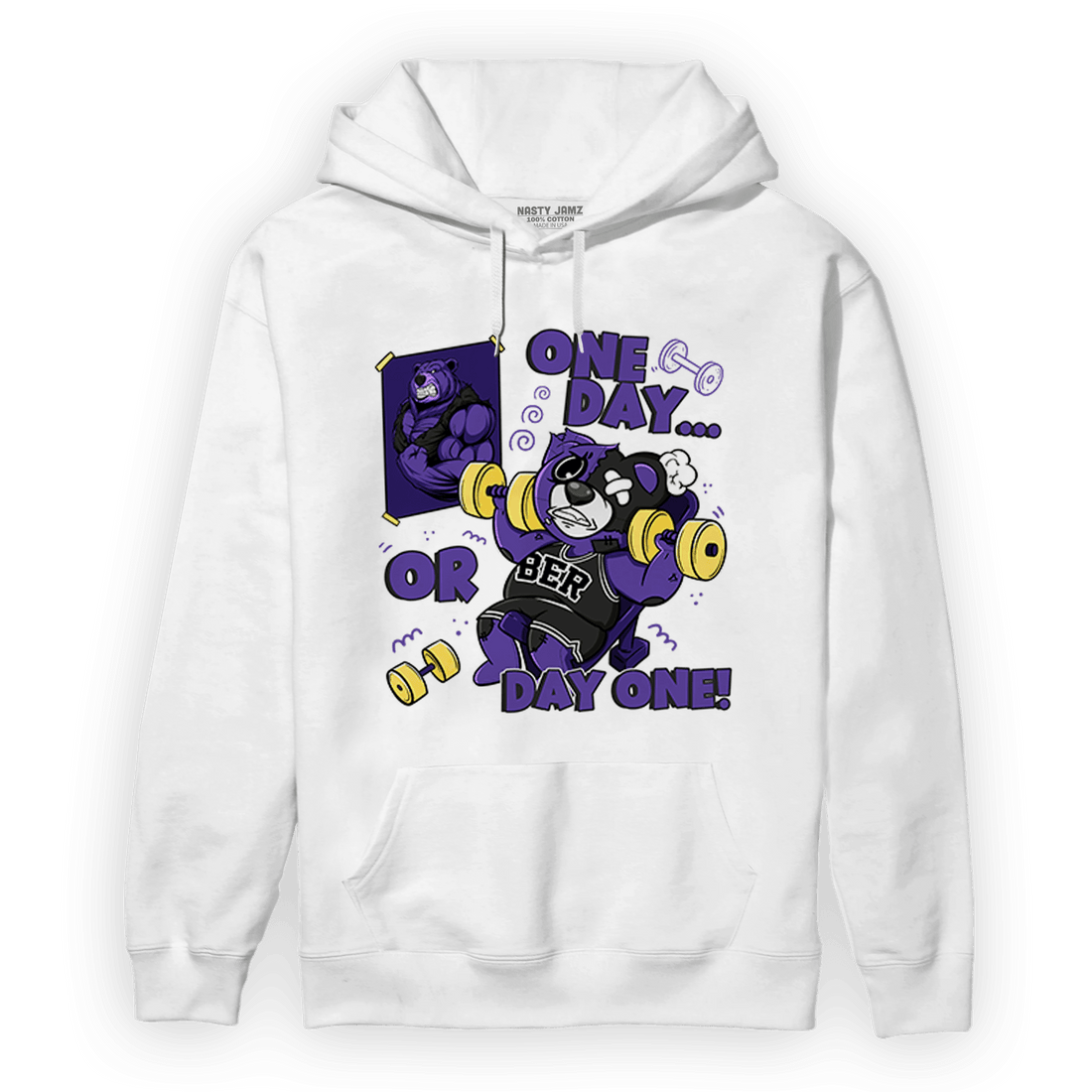Field Purple 12s Hoodie Match BER Gymmer - NastyJamz