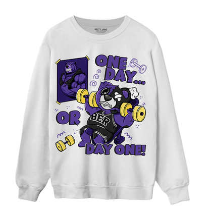 Field Purple 12s Sweatshirt Match BER Gymmer - NastyJamz