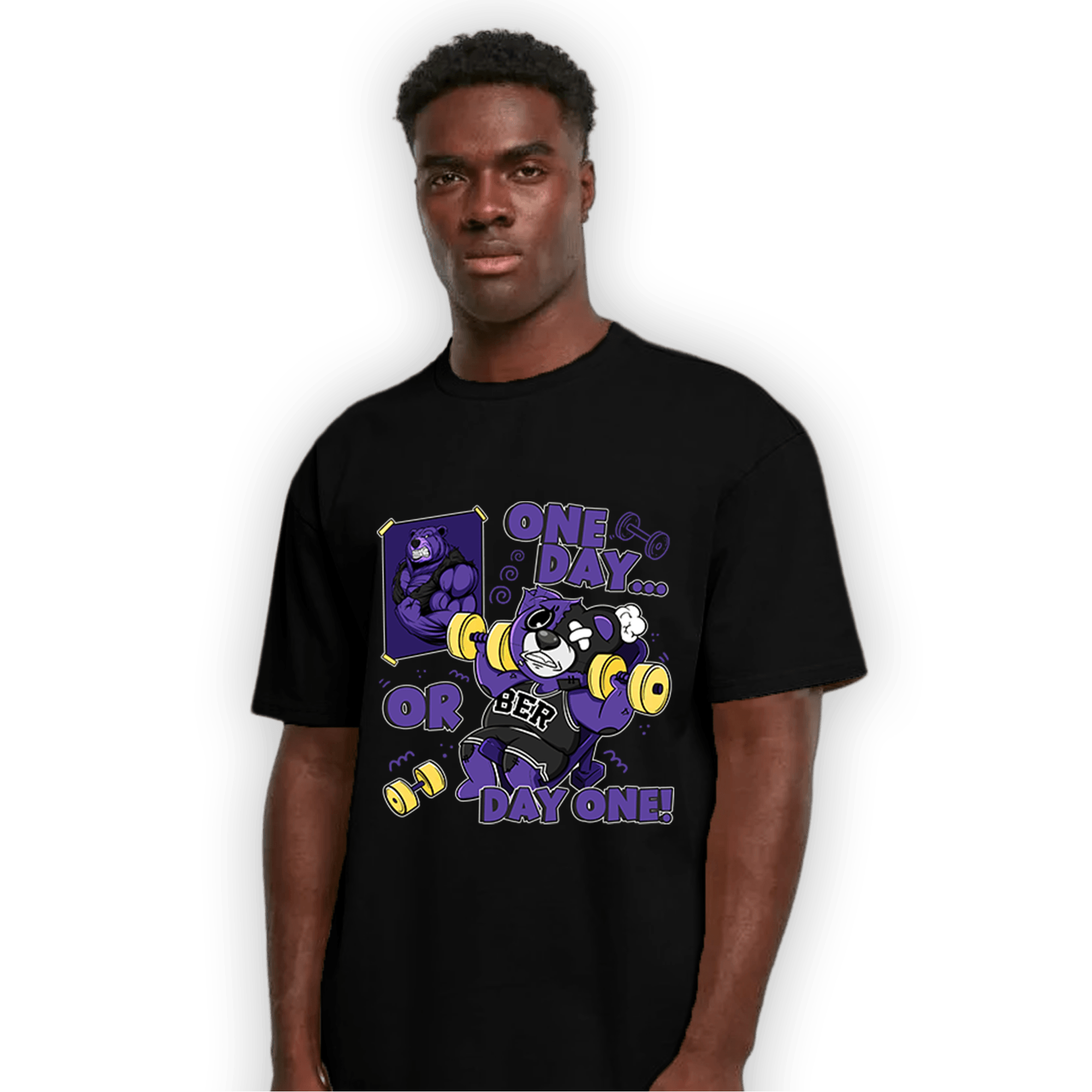 Field Purple 12s T Shirt Match BER Gymmer - NastyJamz