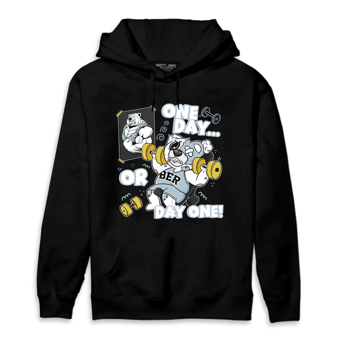 Blue Grey 13s Hoodie Match BER Gymmer - NastyJamz