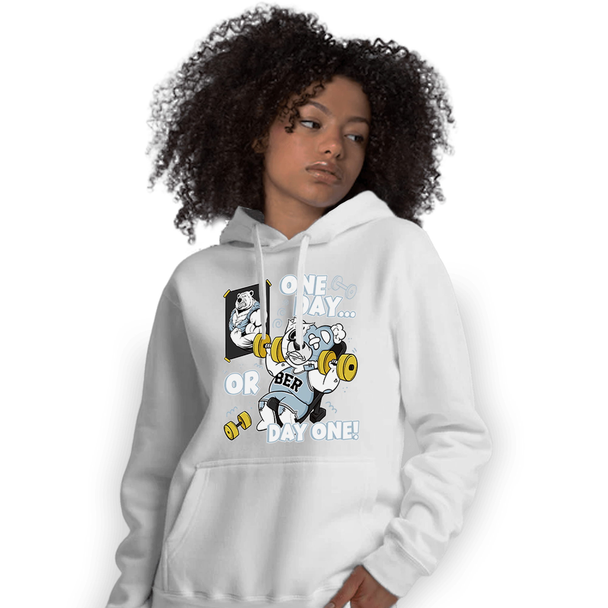 Blue Grey 13s Hoodie Match BER Gymmer - NastyJamz