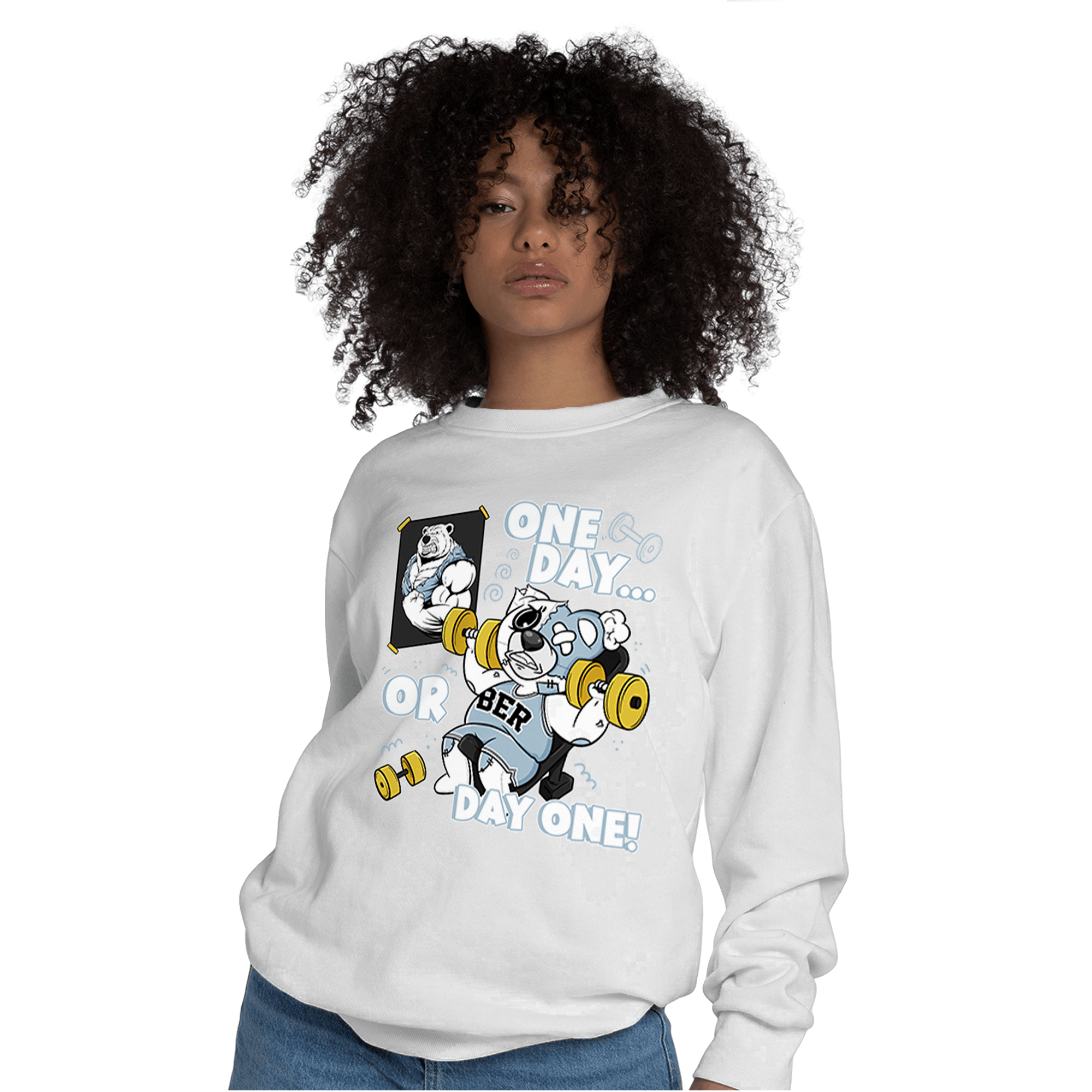 Blue Grey 13s Sweatshirt Match BER Gymmer - NastyJamz