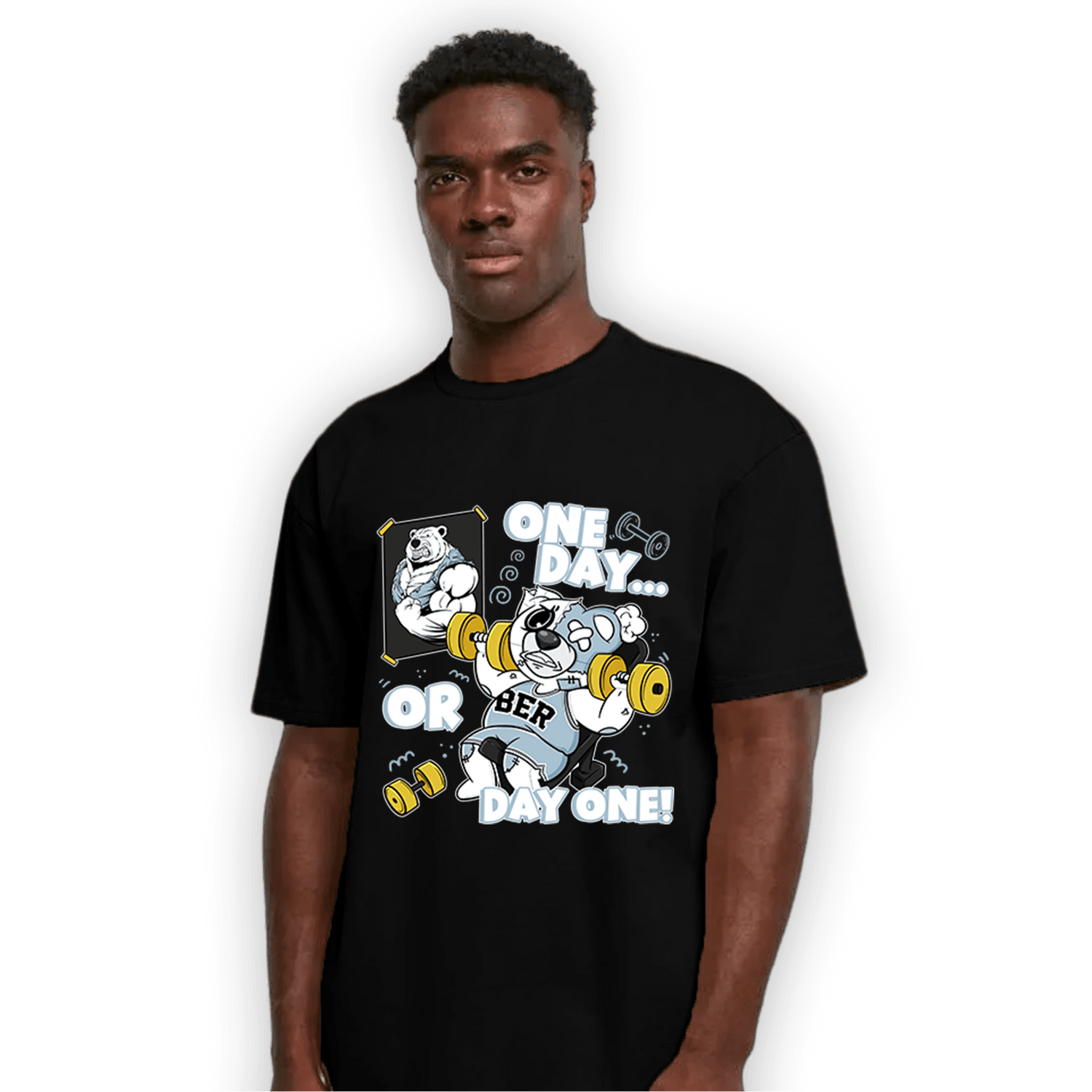 Blue Grey 13s T Shirt Match BER Gymmer - NastyJamz