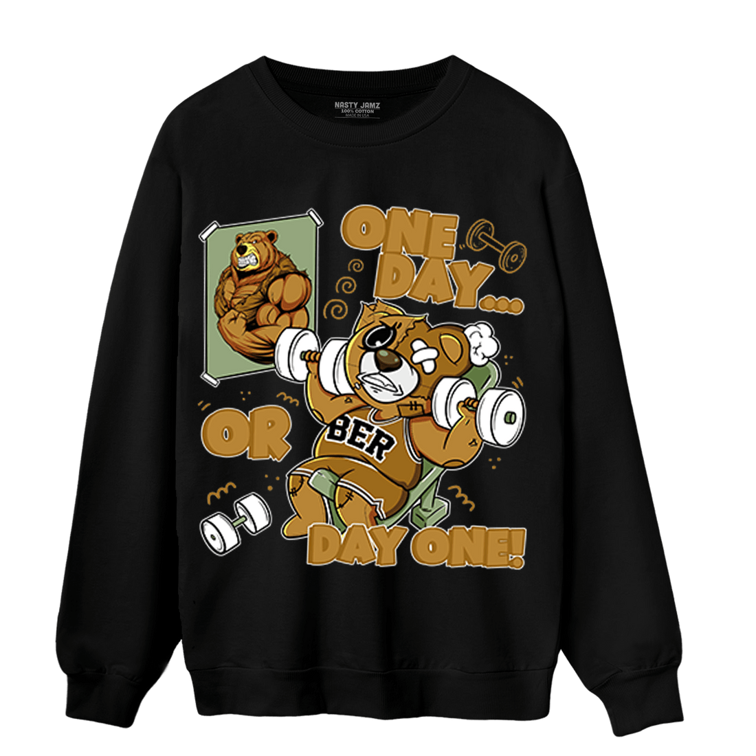 Wheat 13s Sweatshirt Match BER Gymmer - NastyJamz