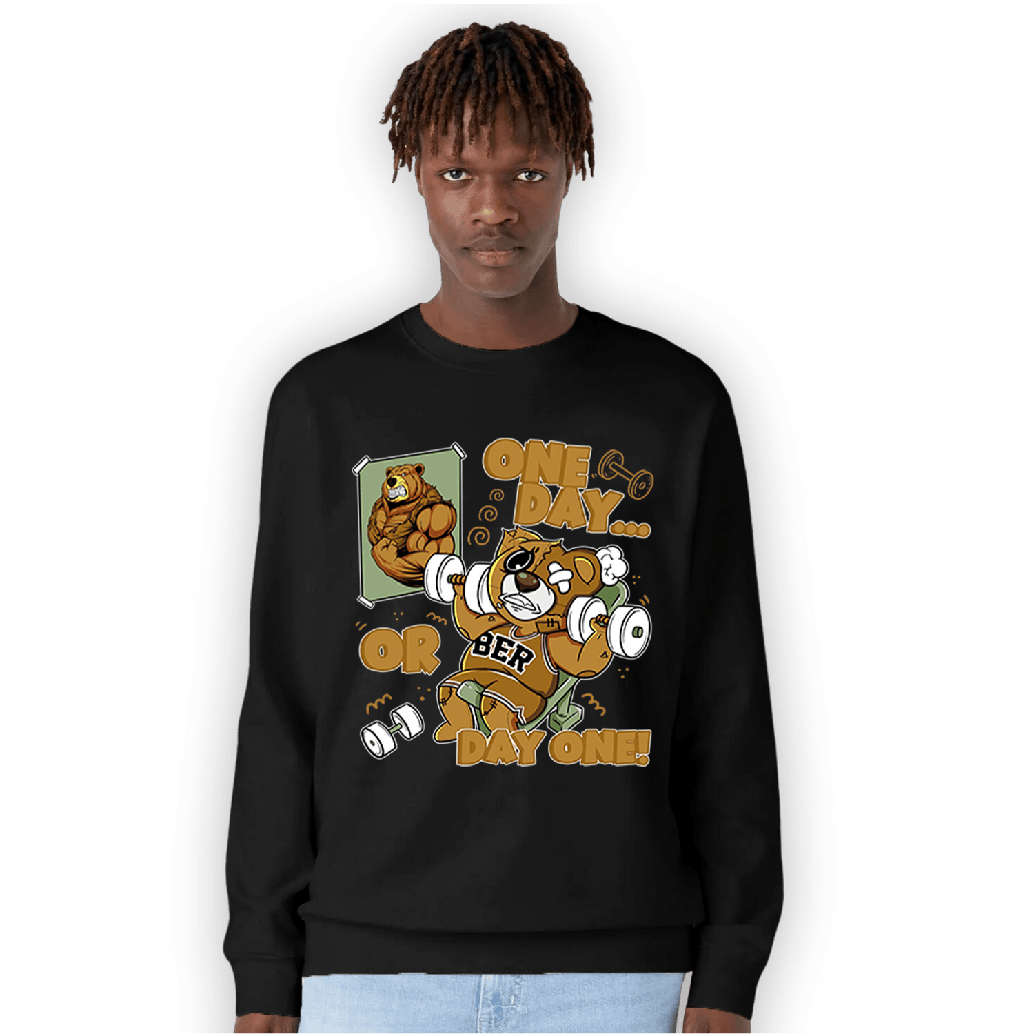 Wheat 13s Sweatshirt Match BER Gymmer - NastyJamz