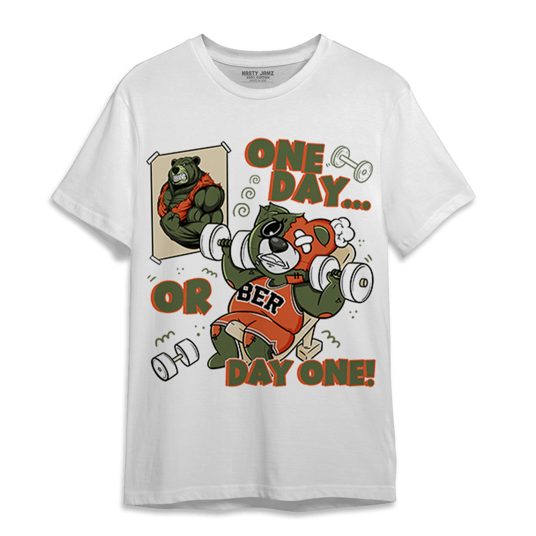 High OG Celadon 1s T Shirt Match BER Gymmer - NastyJamz