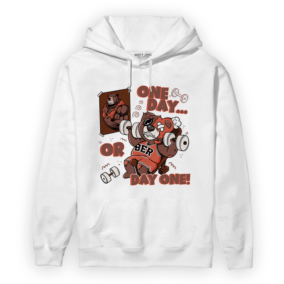 High OG Dusted Clay 1s Hoodie Match BER Gymmer - NastyJamz