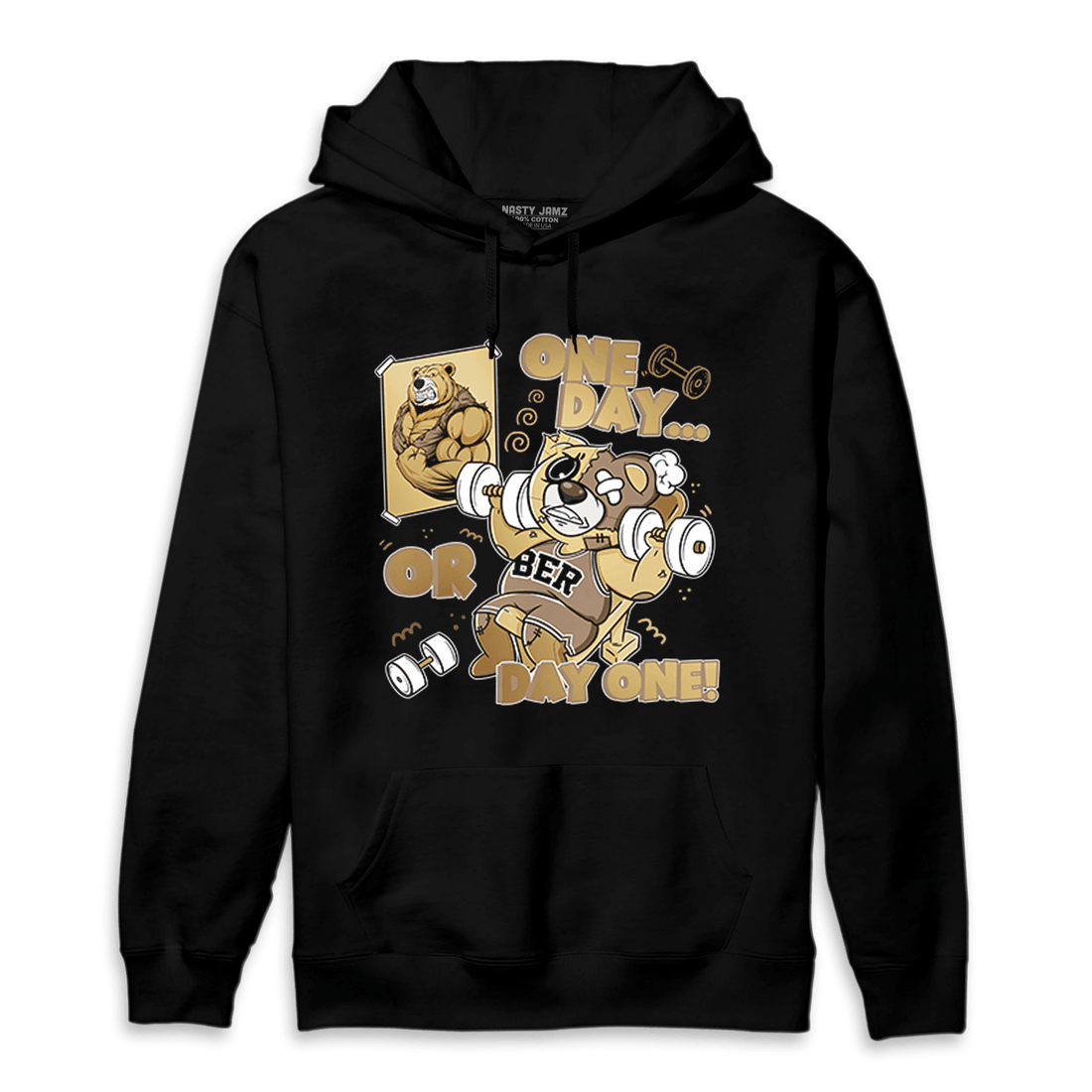 High OG Metallic Gold 1s Hoodie Match BER Gymmer - NastyJamz