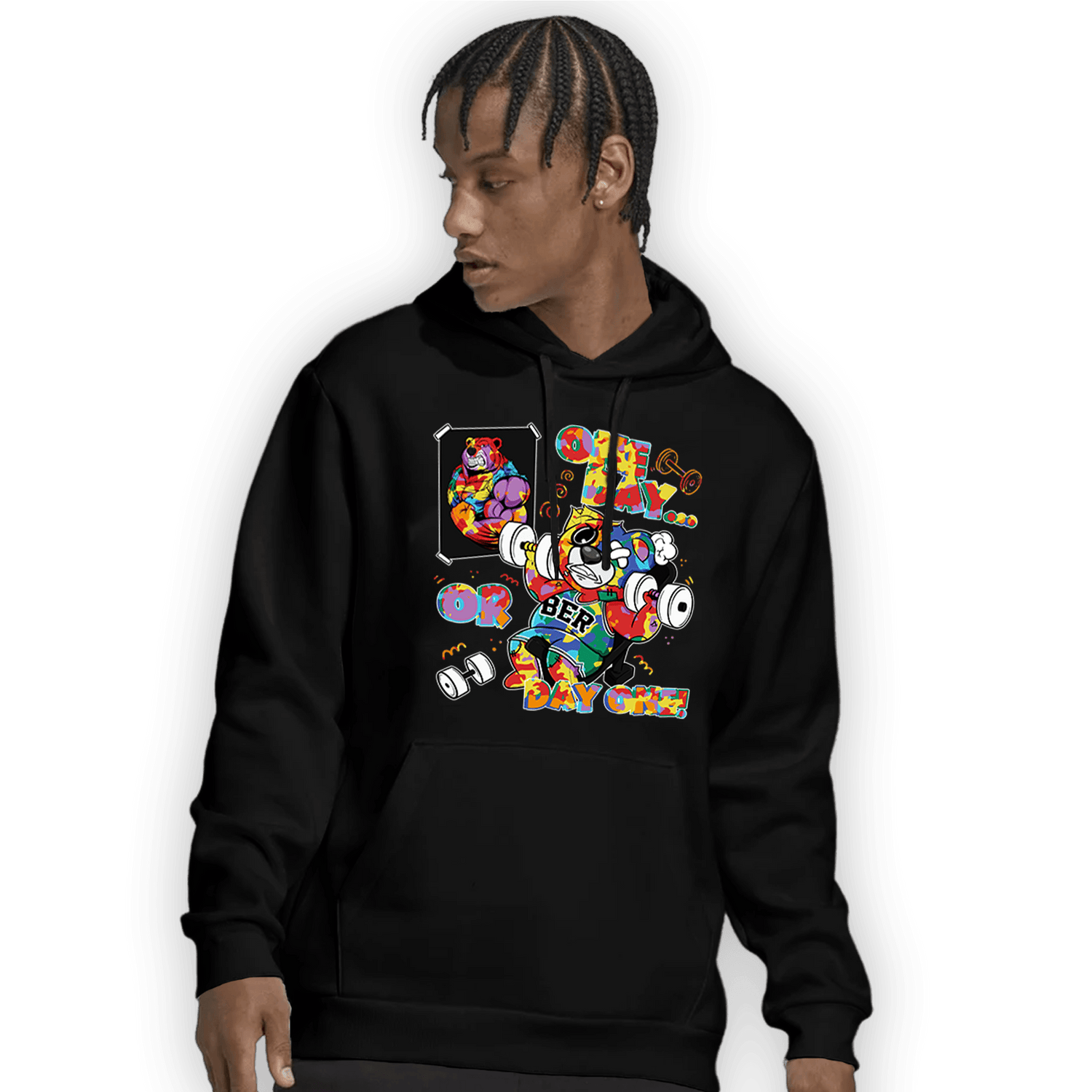 Mid GS Six Championships 1s Hoodie Match BER Gymmer - NastyJamz