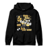 Mid SE Black Gold 1s Hoodie Match BER Gymmer - NastyJamz