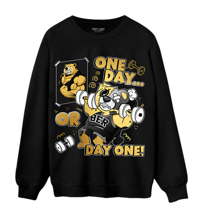 Mid SE Black Gold 1s Sweatshirt Match BER Gymmer - NastyJamz