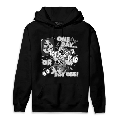 Retro High OG Black White 1s Hoodie Match BER Gymmer - NastyJamz