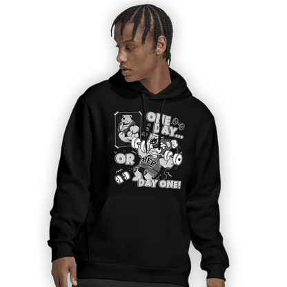 Retro High OG Black White 1s Hoodie Match BER Gymmer - NastyJamz