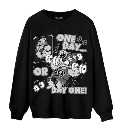 Retro High OG Black White 1s Sweatshirt Match BER Gymmer - NastyJamz
