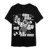 Retro High OG Black White 1s T Shirt Match BER Gymmer - NastyJamz