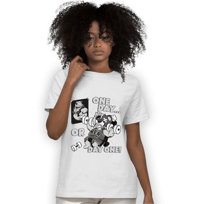 Retro High OG Black White 1s T Shirt Match BER Gymmer - NastyJamz