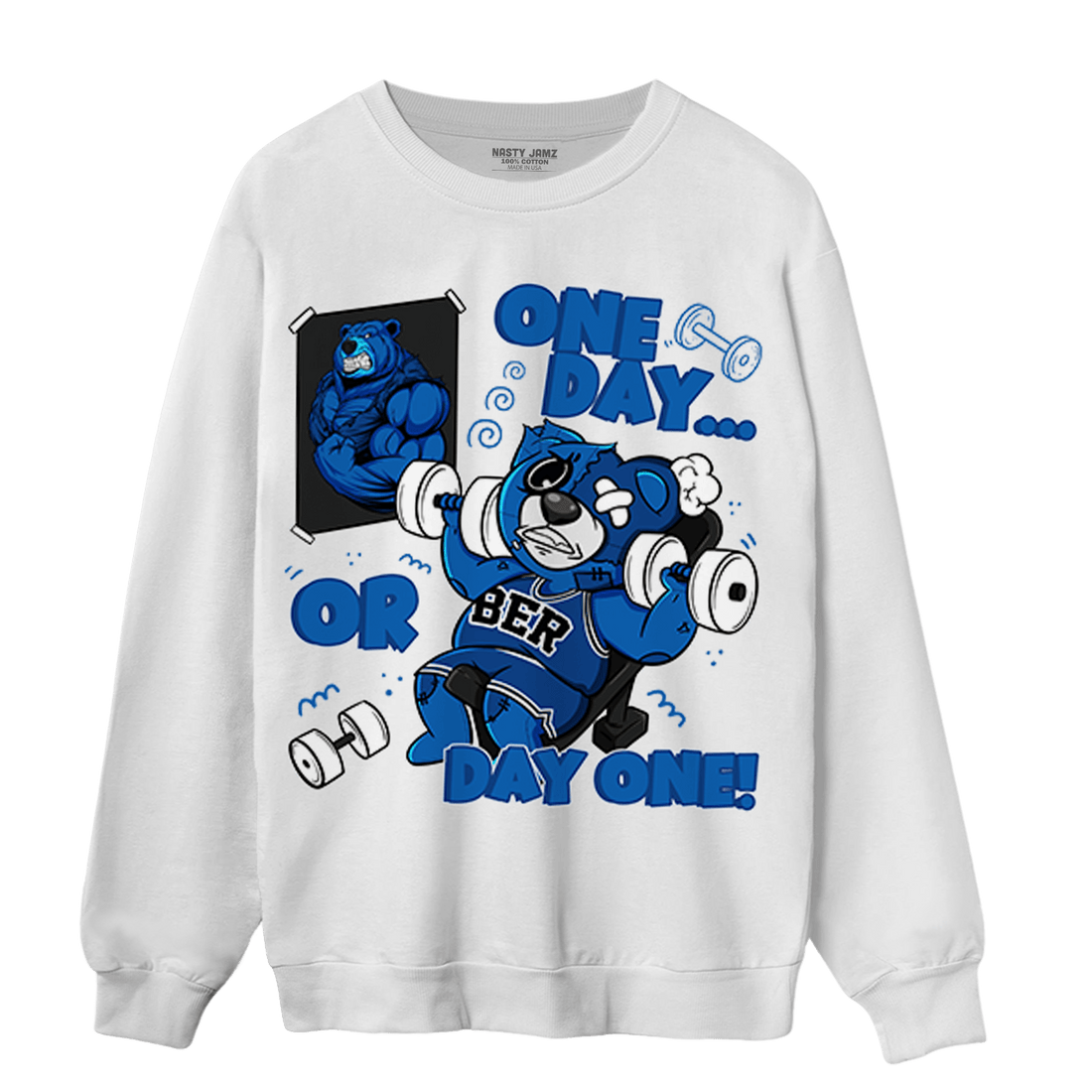 Royal Reimagined 1s Sweatshirt Match BER Gymmer - NastyJamz