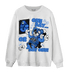 University Blue Toe 1s Sweatshirt Match BER Gymmer - NastyJamz