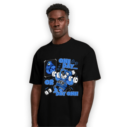 University Blue Toe 1s T Shirt Match BER Gymmer - NastyJamz