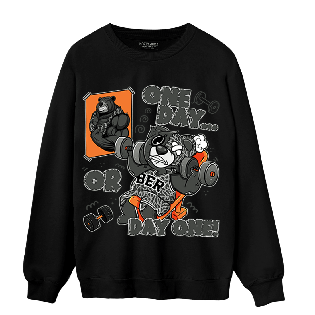 Fear Pack 3s Sweatshirt Match BER Gymmer - NastyJamz