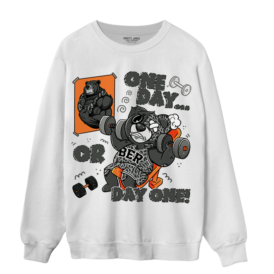 Fear Pack 3s Sweatshirt Match BER Gymmer - NastyJamz