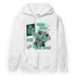 Green Glow 3s Hoodie Match BER Gymmer - NastyJamz