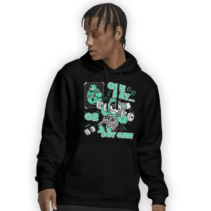 Green Glow 3s Hoodie Match BER Gymmer - NastyJamz