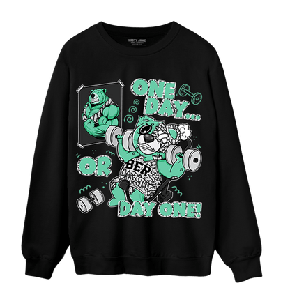 Green Glow 3s Sweatshirt Match BER Gymmer - NastyJamz