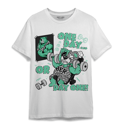 Green Glow 3s T Shirt Match BER Gymmer - NastyJamz