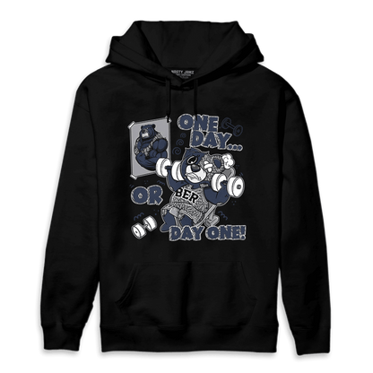 White Navy 3s Hoodie Match BER Gymmer - NastyJamz