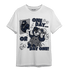 White Navy 3s T Shirt Match BER Gymmer - NastyJamz
