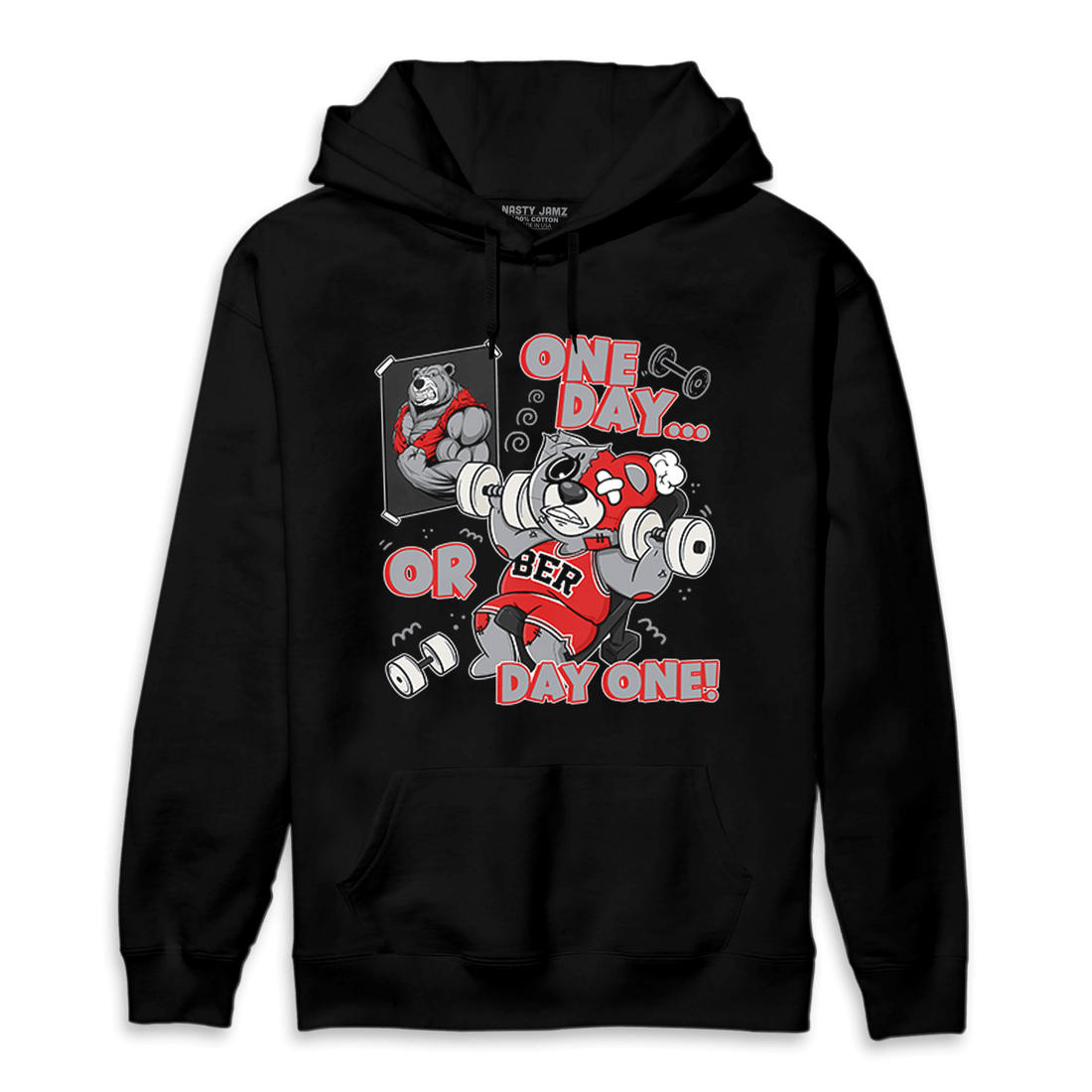 Bred Reimagined 4s Hoodie Match BER Gymmer - NastyJamz