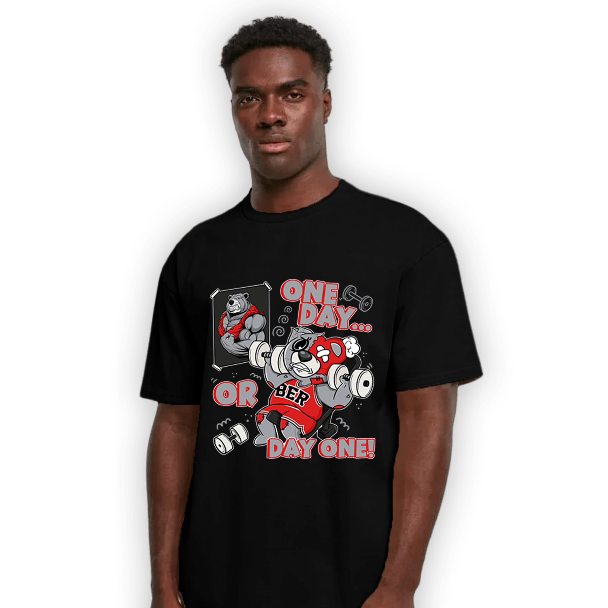 Bred Reimagined 4s T Shirt Match BER Gymmer - NastyJamz