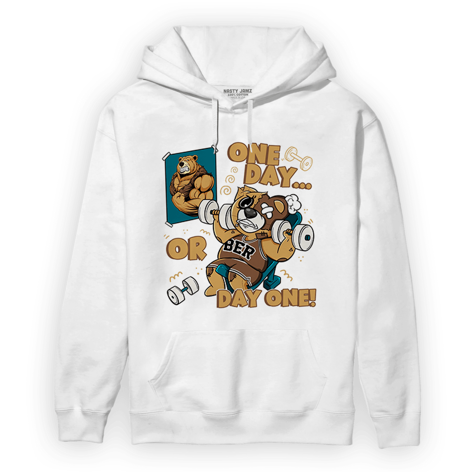 Cacao Wow 4s Hoodie Match BER Gymmer - NastyJamz