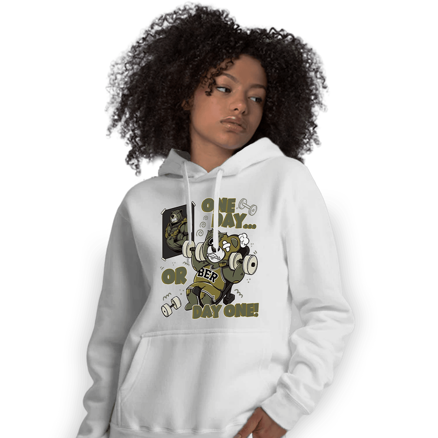 SE Craft Medium Olive 4s Hoodie Match BER Gymmer - NastyJamz