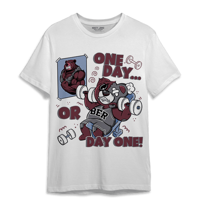 Burgundy 5s T Shirt Match BER Gymmer - NastyJamz