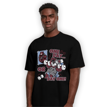 Burgundy 5s T Shirt Match BER Gymmer - NastyJamz