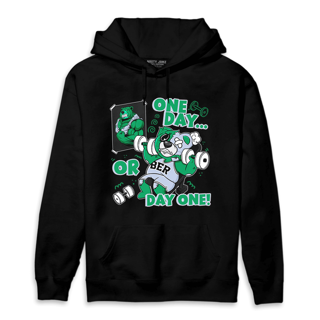 Lucky Green 5s Hoodie Match BER Gymmer - NastyJamz