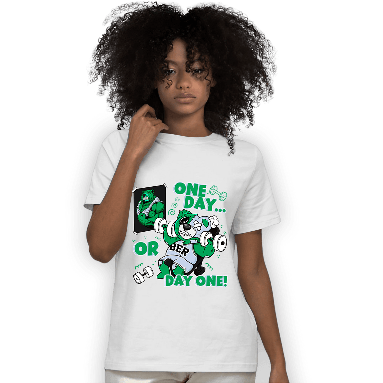 Lucky Green 5s T Shirt Match BER Gymmer - NastyJamz