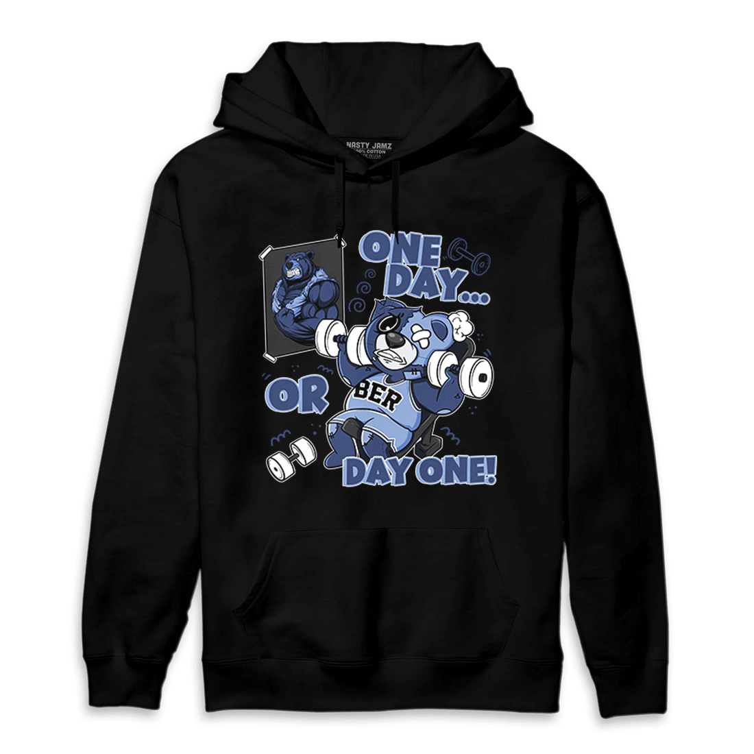 Midnight Navy 5s Hoodie Match BER Gymmer - NastyJamz
