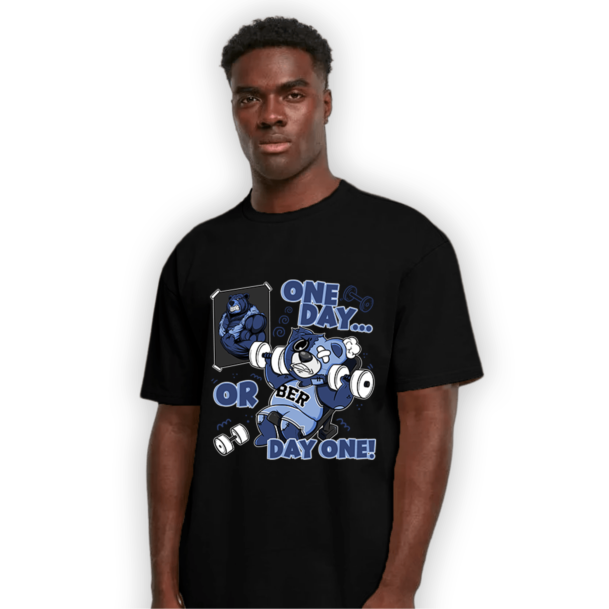 Midnight Navy 5s T Shirt Match BER Gymmer - NastyJamz