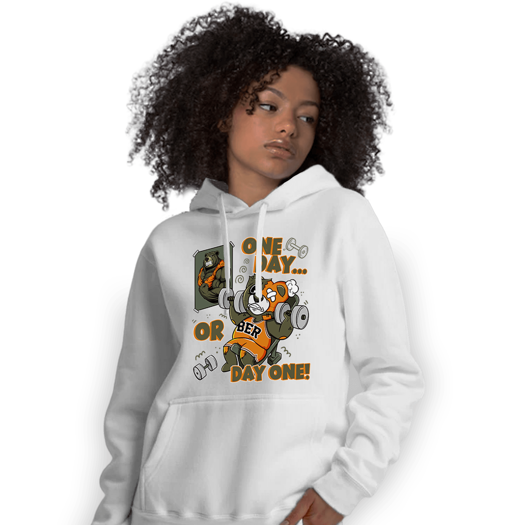 Olive 5s Hoodie Match BER Gymmer - NastyJamz