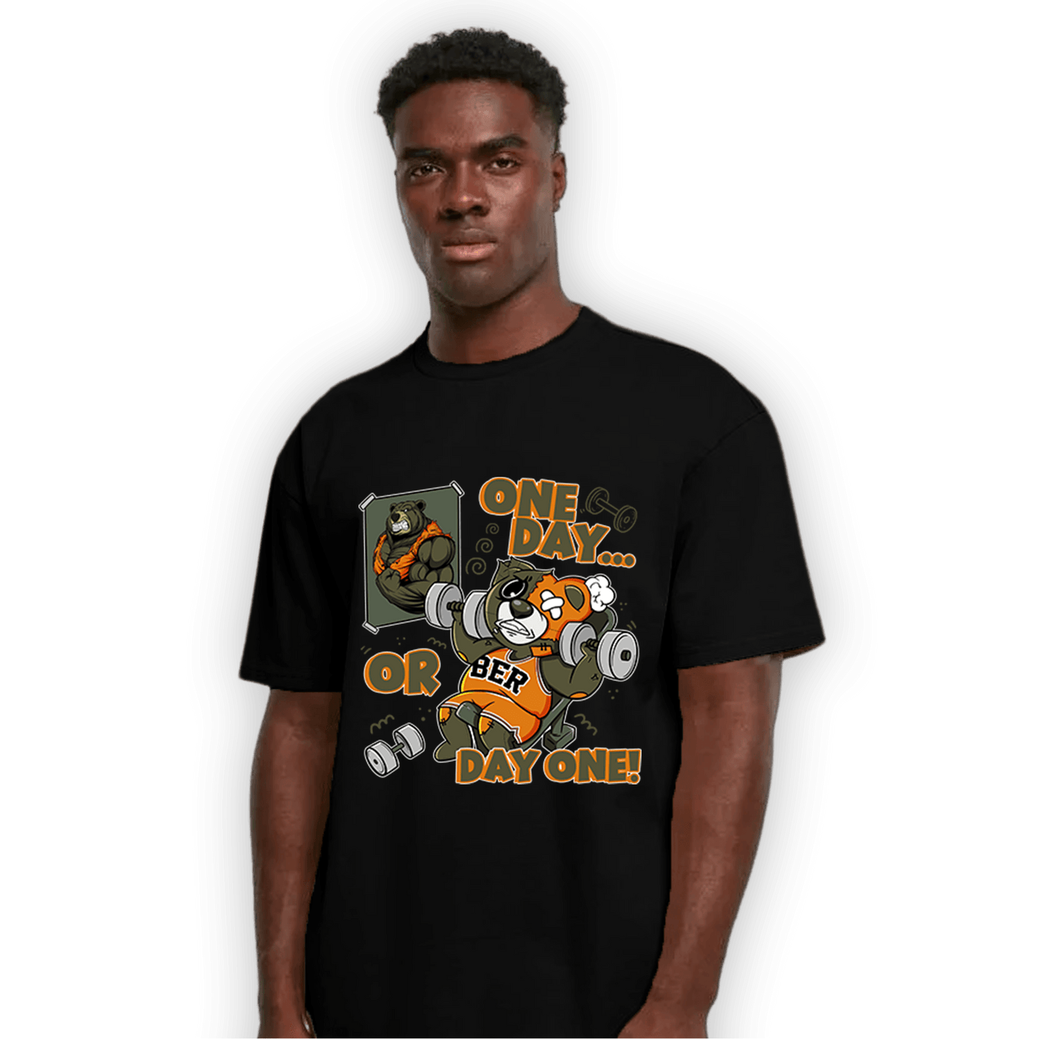 Olive 5s T Shirt Match BER Gymmer - NastyJamz